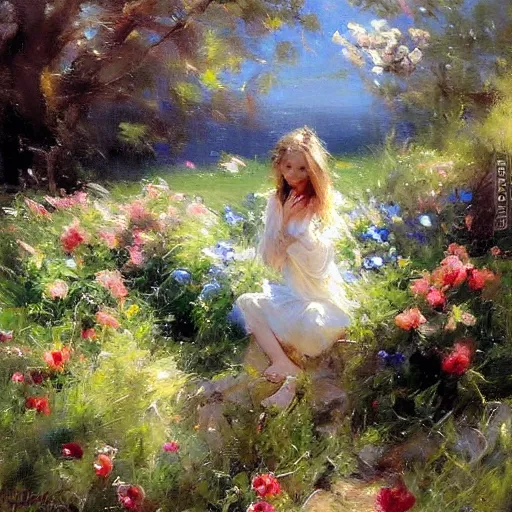 Prompt: Spring light by Daniel F. Gerhartz