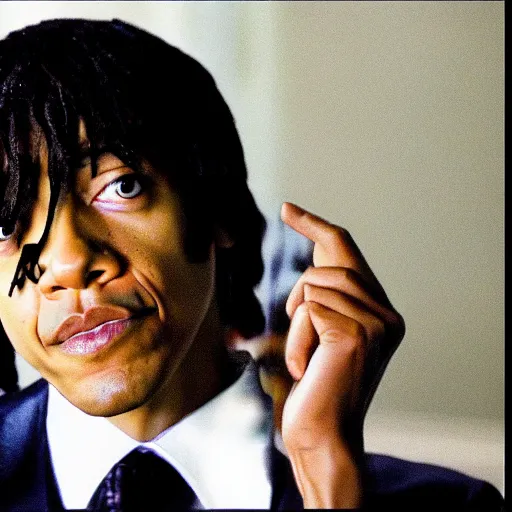 Image similar to a screenshot Barack Obama in Death Note (2006)