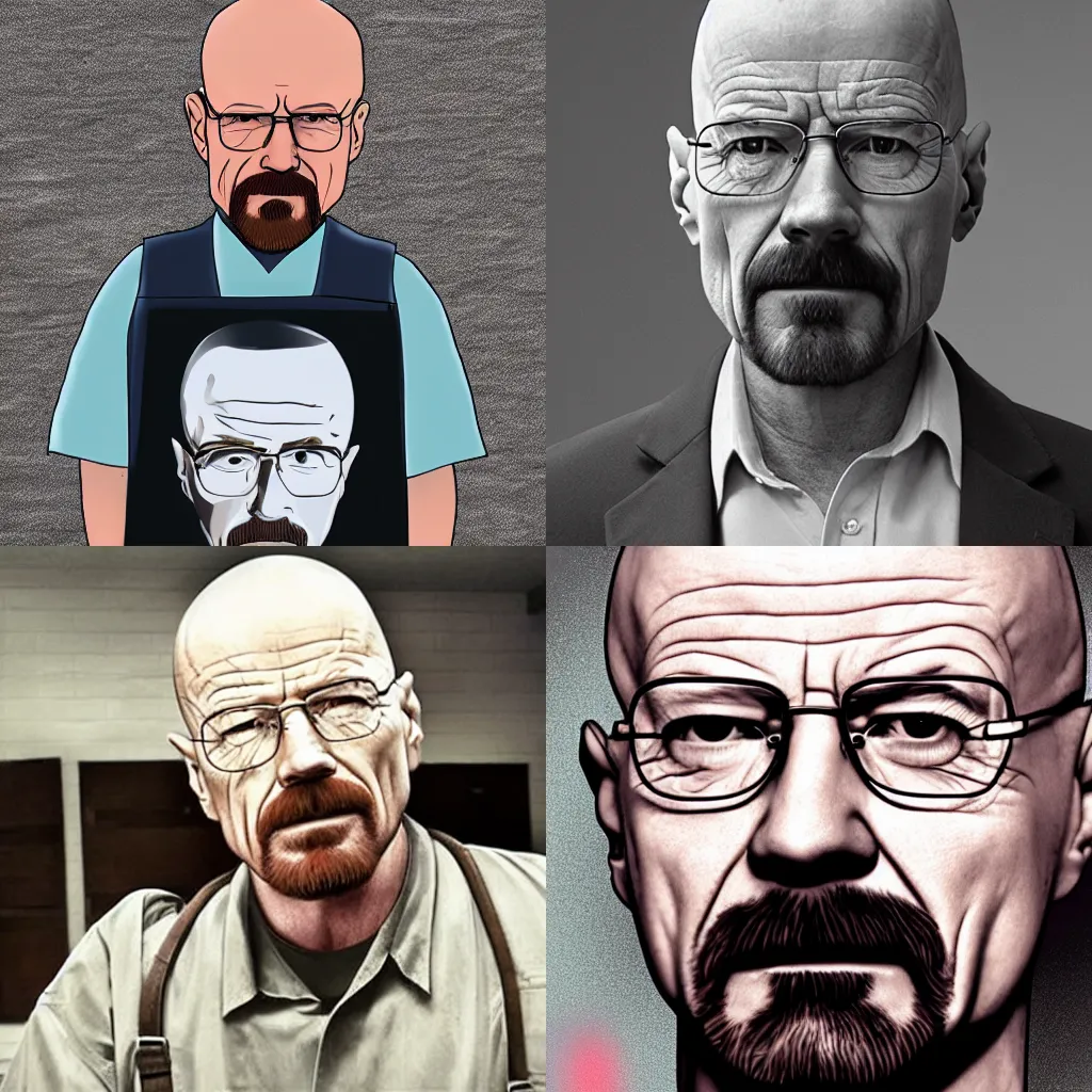 Prompt: Walter White as a nonbinary girl