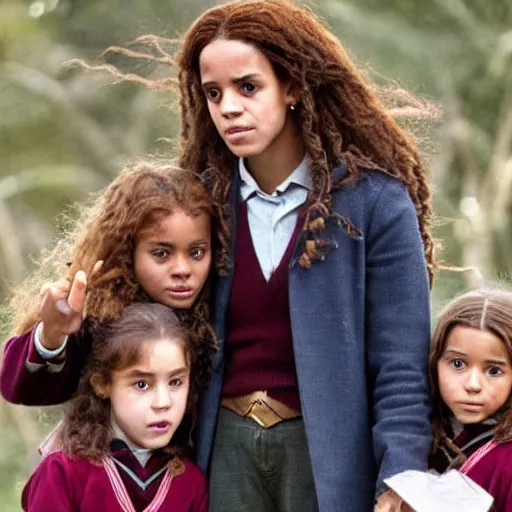 Image similar to hermione granger with her children