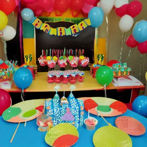 Prompt: birthday party