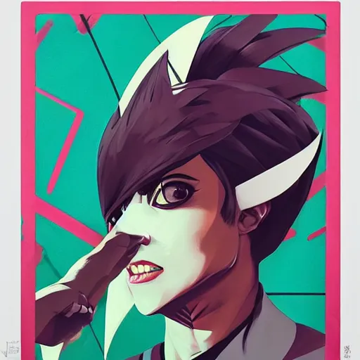 Image similar to Ibuki profile picture by Sachin Teng, asymmetrical, Organic Painting , Violent, Dark, Powerful, geometric shapes, hard edges, street fighter 3rd strike, graffiti, street art:2 by Sachin Teng:4