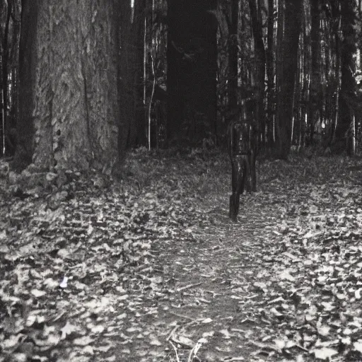 Image similar to 1 9 8 0 s vintage photo of creepy figure shadow in the distance in the woods, lomochrome