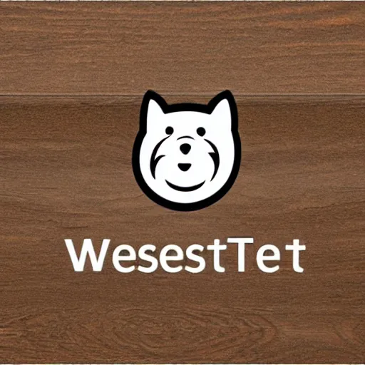 Prompt: westie logo