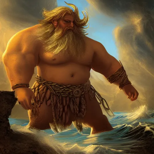 Prompt: 8 k digital art of sea giant