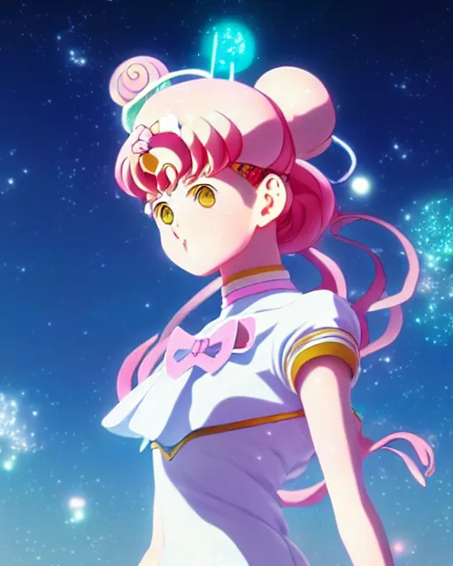 Image similar to pastel sailor moon magical girl anime screenshot, anime, intricate, sharp focus, illustration, highly detailed, digital painting, clean artstyle, concept art, matte, art by ilya kuvshinov and ruan jia and greg rutkowski, masterpiece