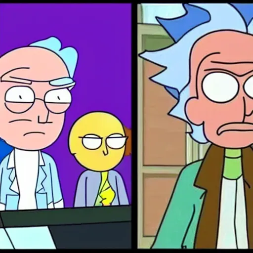 Image similar to stan lee cameo in rick and morty