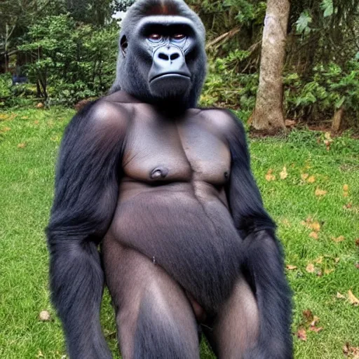 Image similar to gorilla costume, craigslist photo