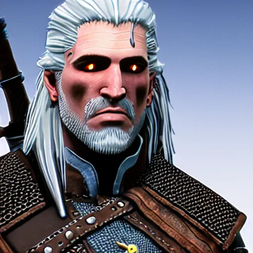 Image similar to Still of Geralt of Rivia in Noddy