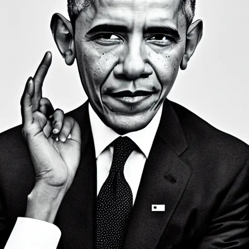 Image similar to barack obama gay icon, fashion photography