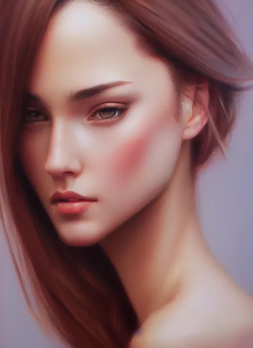 Image similar to photo of a gorgeous young woman in the style of stefan kostic, realistic, sharp focus, 8 k high definition, insanely detailed, intricate, elegant, art by stanley lau and artgerm