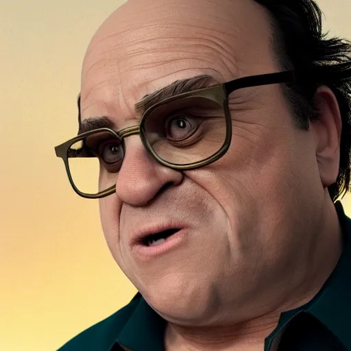 Prompt: hyperrealistic film still of danny devito as ace ventura pet detective in miami, stunning 3 d render, inspired by istvan sandorfi & greg rutkowski & unreal engine, perfect symmetry, dim volumetric cinematic lighting, 8 k octane comprehensive render, extremely hyper - detailed, incredibly lifelike attributes, intricate, real flesh texture, masterpiece, artstation, stunning,