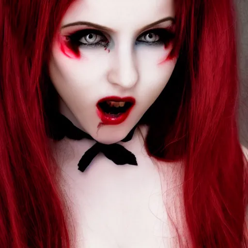 Image similar to vampire girl photo