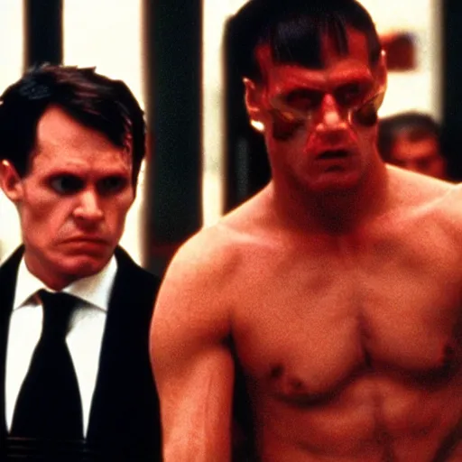 Image similar to Caesar, Brutus, Trajan in American Psycho (1999)