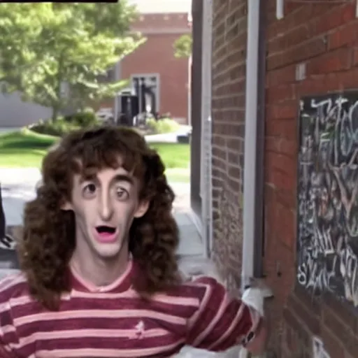 Image similar to After School PSA showing Screech smoking crack