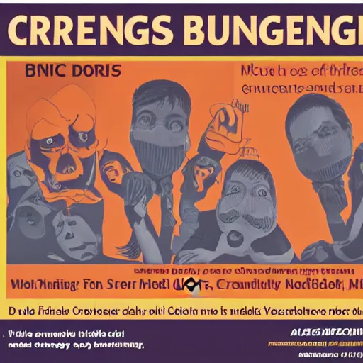 Prompt: CDC awareness poster for scrungy bingus disease