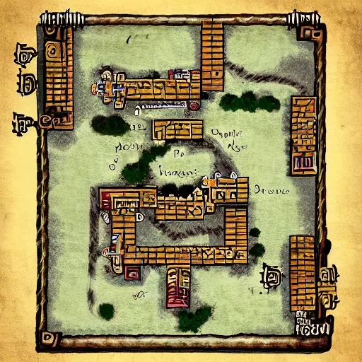 Image similar to rpg dungeon map