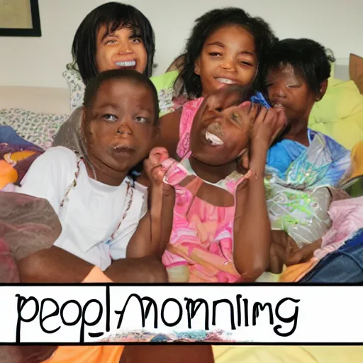 Prompt: people saying good morning