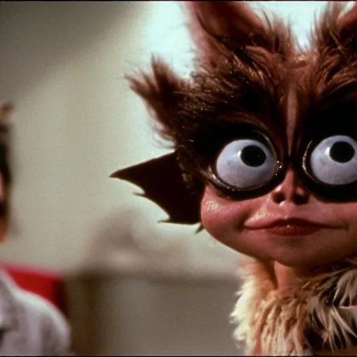 Image similar to gremlins with new hair, movie still