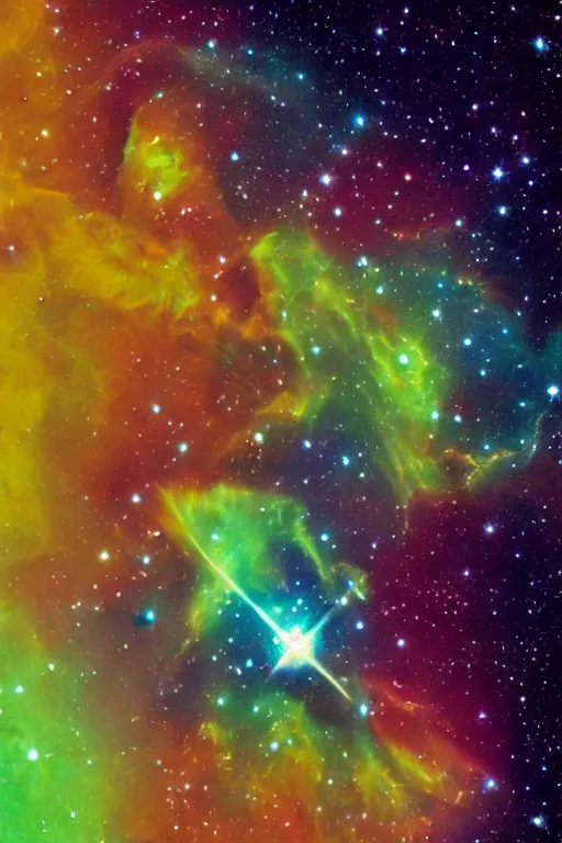 Image similar to A kitten-shaped nebula