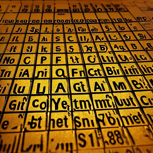 Prompt: the magnesium element on the periodic table, ultra-realistic