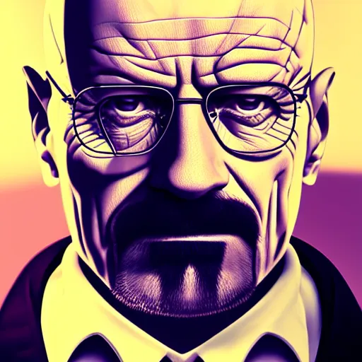 Image similar to walter white's face on a [ [ snowball ] ], hyperdetailed, artstation, cgsociety, 8 k