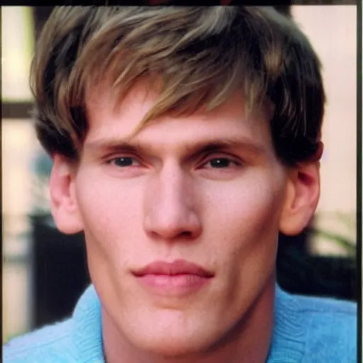 Image similar to A photograph of Jerma985 with short hair who looks like Jerma985 wearing a sweater in the 2010s, Jerma985, looks like Jerma985, taken in the late 2010s, taken on a 2010s Camera, realistic, hyperrealistic, very realistic, highly detailed, very detailed, extremely detailed, detailed, digital art, trending on artstation, headshot and bodyshot, detailed face, very detailed face, very detailed face