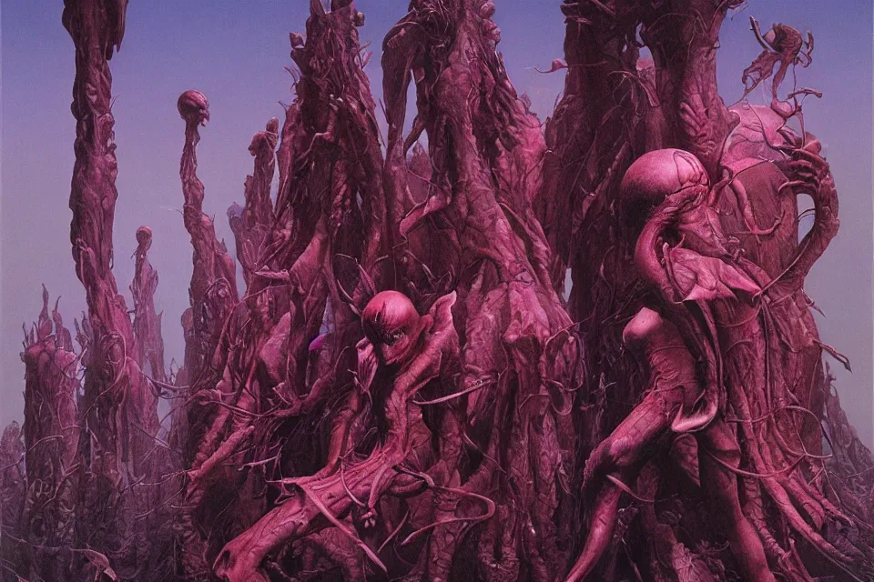 Image similar to righteousness, wayne barlowe.