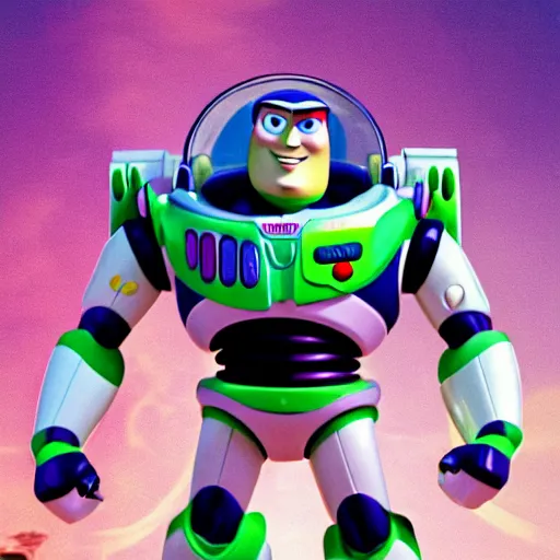 Prompt: Buzz Lightyear as a transformer