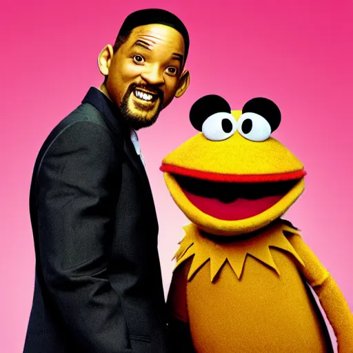 Image similar to will smith as a muppets