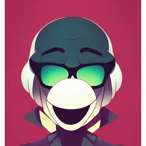 Prompt: face icon stylized minimalist danger mouse, loftis, cory behance hd by jesper ejsing, by rhads, makoto shinkai and lois van baarle, ilya kuvshinov, rossdraws global illumination