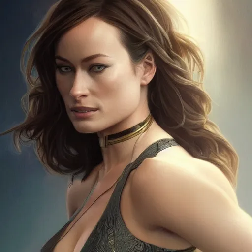 Image similar to full figure ultra realistic illustration, olivia wilde as selina kyle, intricate, elegant, highly detailed, digital painting, artstation, concept art, smooth, sharp focus, illustration, art by artgerm and greg rutkowski and alphonse mucha