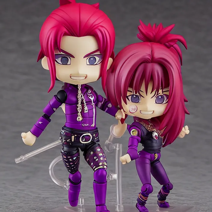 Image similar to diavolo, an anime nendoroid of diavolo, jojos bizarre adventure, figurine, detailed product photo