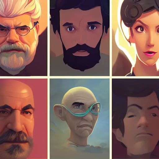 Image similar to face icon stylized minimalist george lucas, loftis, cory behance hd by jesper ejsing, by rhads, makoto shinkai and lois van baarle, ilya kuvshinov, rossdraws global illumination