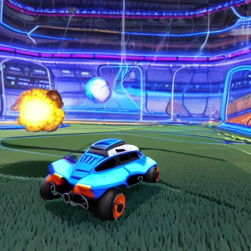 Image similar to !dream Rocket league gameplay