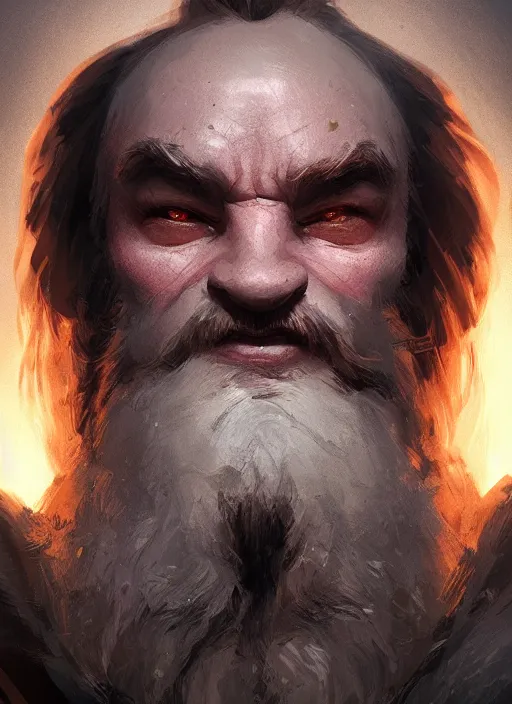 Prompt: portrait, dwarf king, glowing eyes, bokeh on background, dramatic lighting, cinematic, establishing shot, extremly high detail, foto realistic, cinematic lighting, post processed, concept art, artstation, matte painting, style by eddie mendoza, raphael lacoste, alex ross