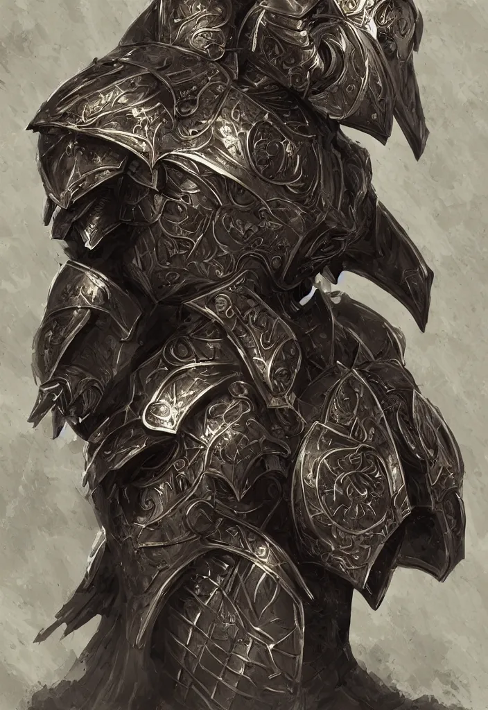 Prompt: armored holy knight, wings on the helm, fantasy, trending on artstation, digital art, intricate details on armor