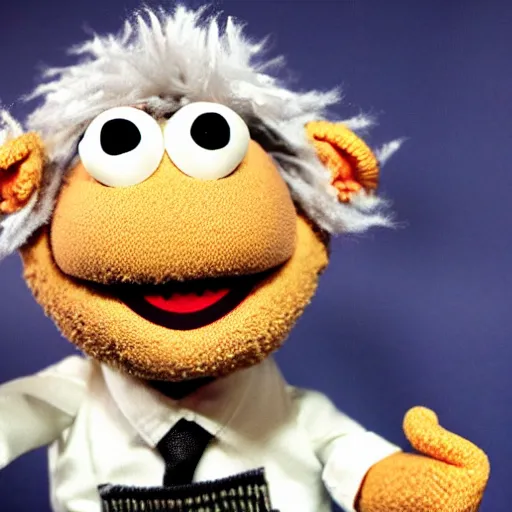 Image similar to river cuomo as a muppet