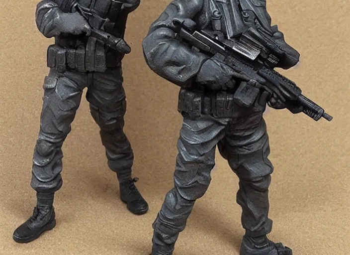 Prompt: Image on the store website, eBay, Full body, 80mm resin figure model of civilians