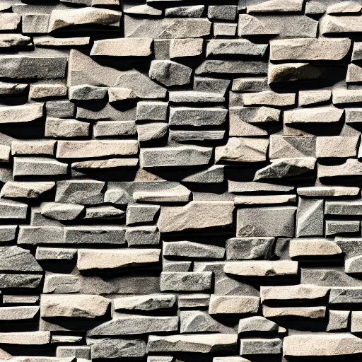 Prompt: stylized stone cladding texture by fortiche production 8 k