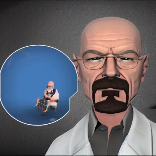 Image similar to walter white in a 3 d playstation 2 game