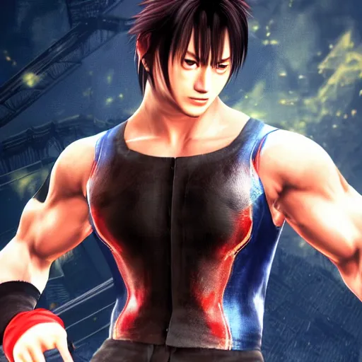 Prompt: jin kazama in dead or alive