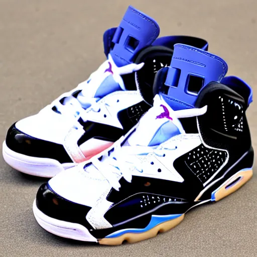 Image similar to spacejam jordan 6 basketball shoes 1990s edition collectors edition