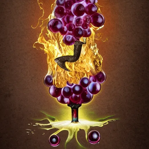 Image similar to a wine elemental