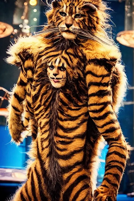 Image similar to 📷 rum tum tugger, portait