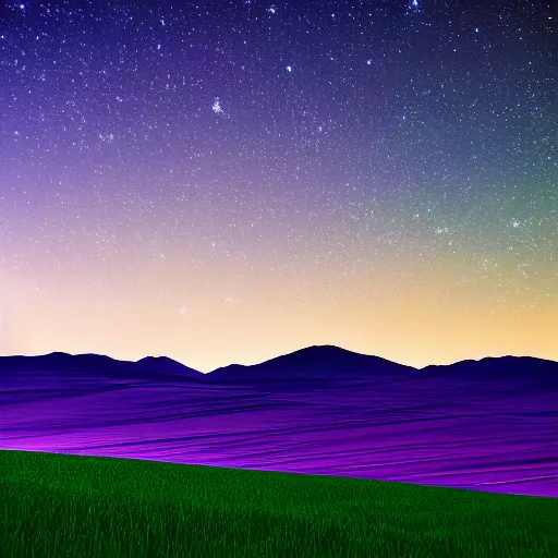 Image similar to windows xp wallpaper at night