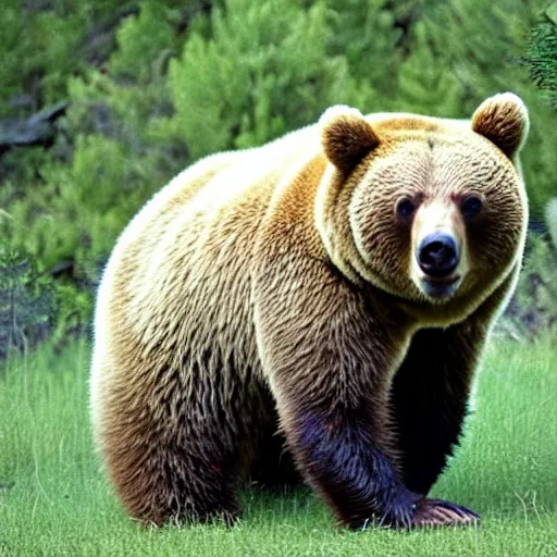 Image similar to yo mama's so fat, when she goes camping, the bears hide their food.