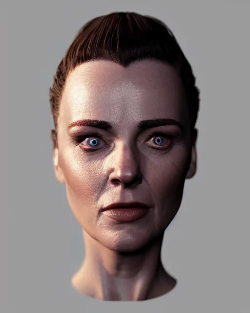 Image similar to arcane portrait of a movie star, cinematic lighting, octane render, unreal engine 5