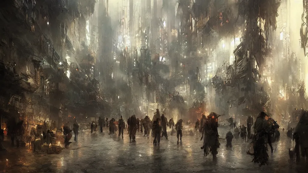 Image similar to the underground city by ruan jia