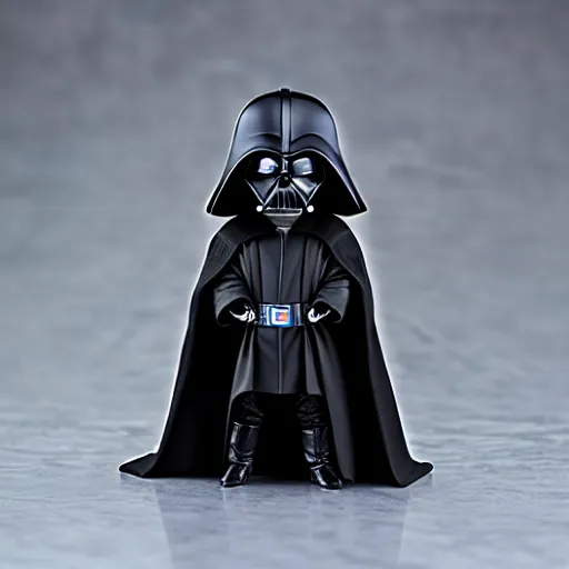 Prompt: nendoroid hooded darth sidious emperor palpatine from star wars, detailed, custom